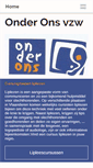 Mobile Screenshot of onder-ons.be